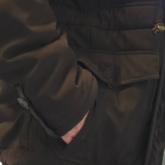 Yozai Men's Winter Jacket/ Coat with Multi Pockets and Detachable Hood - Picture 4 of 15